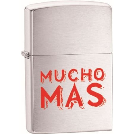 Zippo 2024 Zippo Custom Mucho Mas Brushed Chrome ZIP-200CI009832